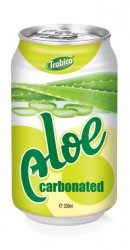 Carbonated aloe vera alu can 330ml